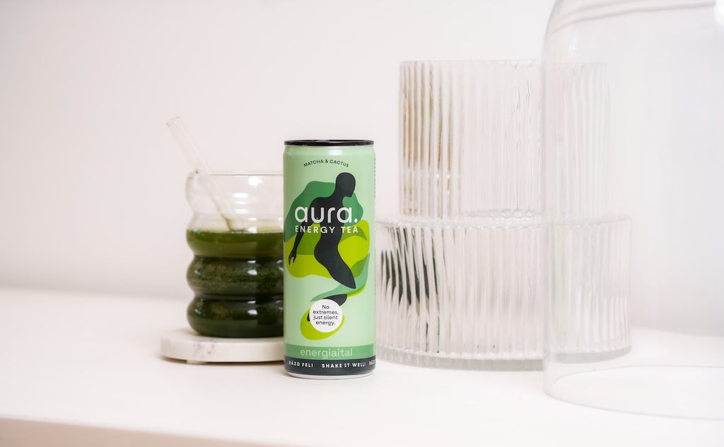 AURA Energy Tea - Matcha & Cactus - 24 x 250 ml