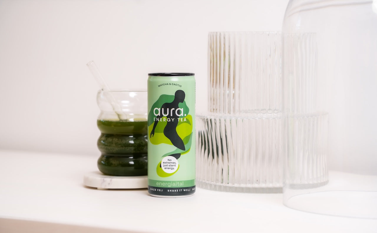 AURA Energy Tea - Matcha & Cactus - 24 x 250 ml