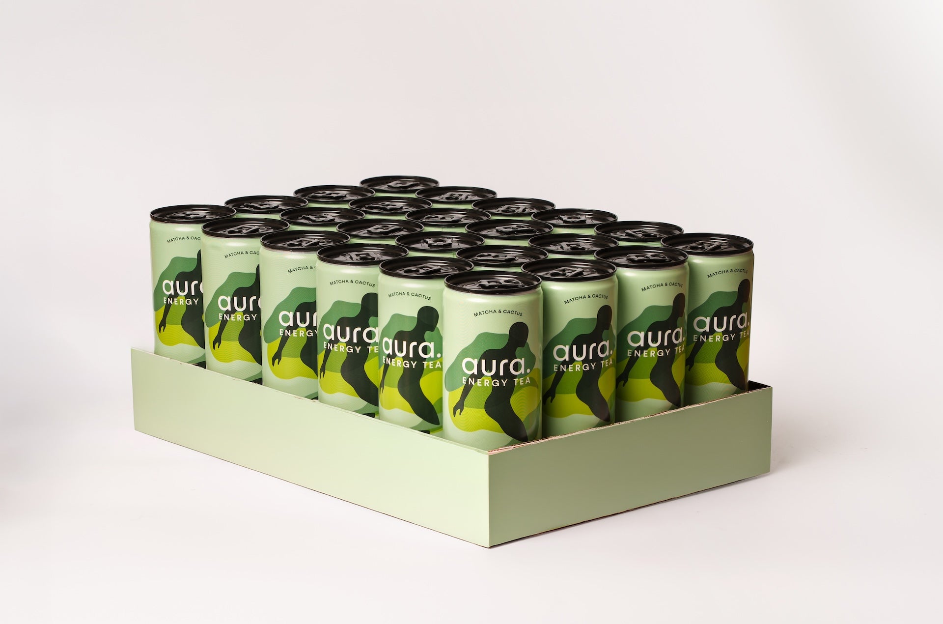 AURA Energy Tea - Matcha & Cactus - 24 x 250 ml